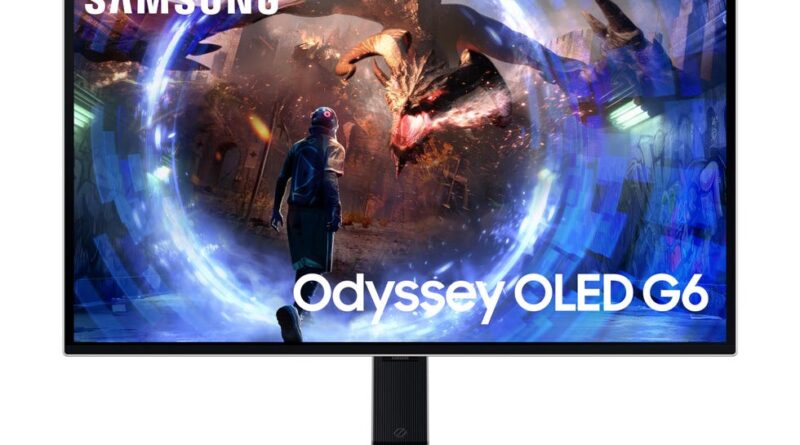 Samsung 27-Inch Odyssey G6 OLED Gaming Monitor